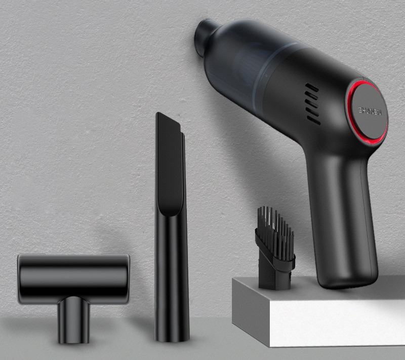 PowerVac – Draagbare Auto Stofzuiger met Stil Geluid