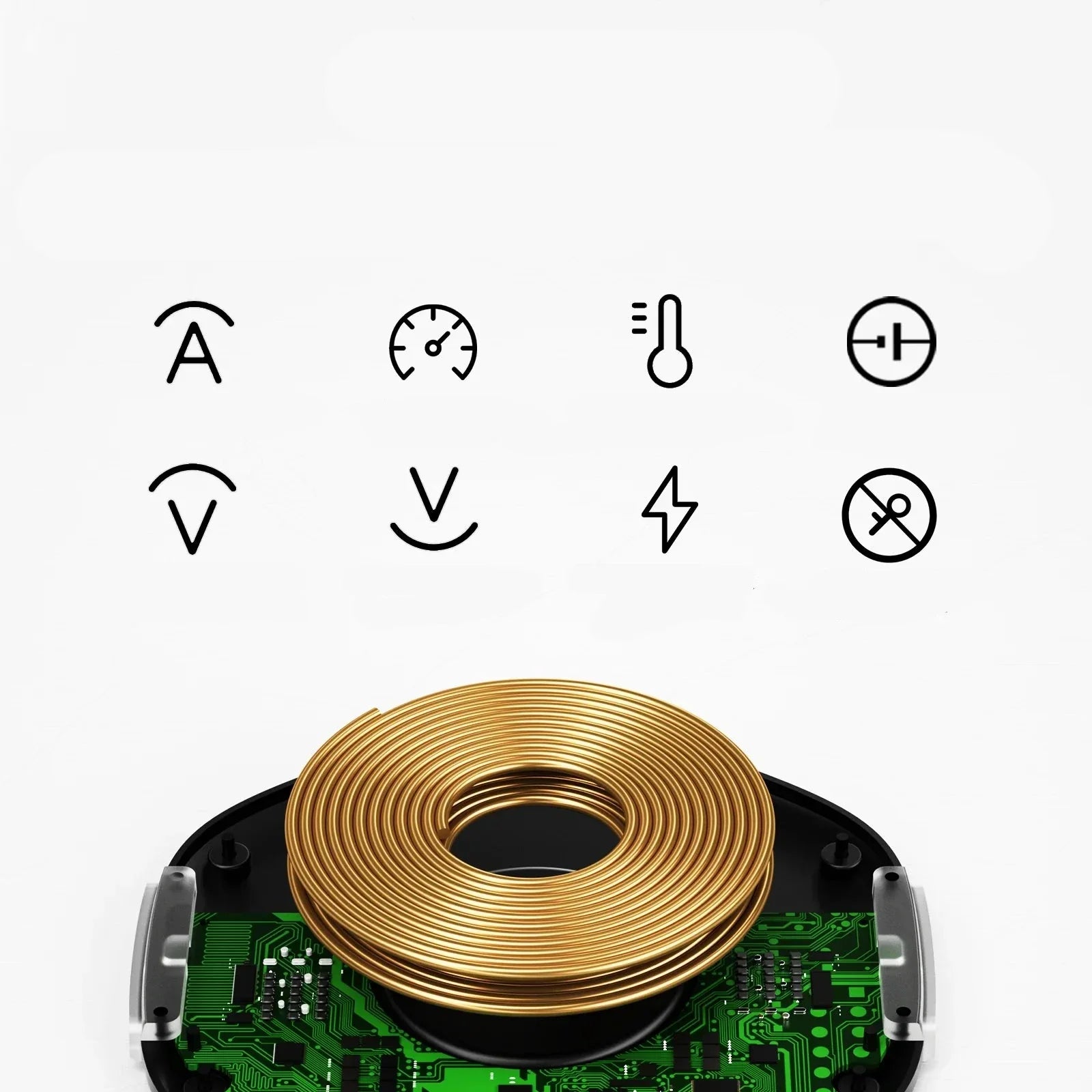ChargeNest - Onder-Tafel Draadloze Oplaadoplossing