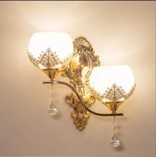 LuxeGlow - Gouden LED Wandlamp voor Sfeervolle Verlichting