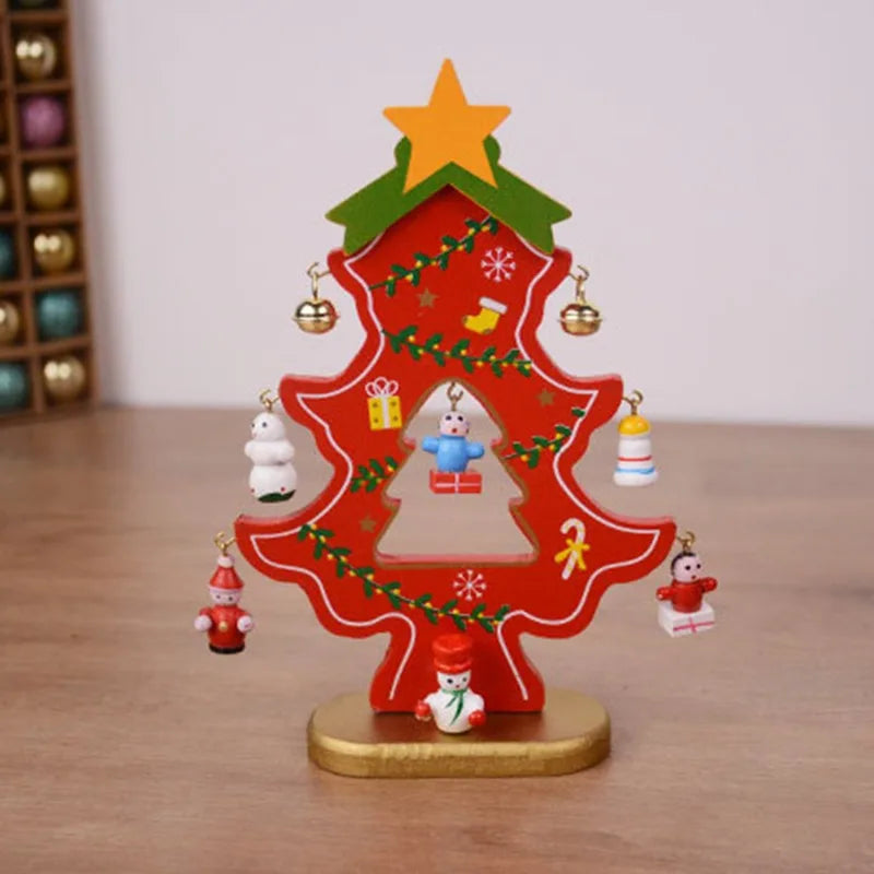 CharmTree Kerstboom - Handgemaakte 3D Kerstdecoratie van Hout
