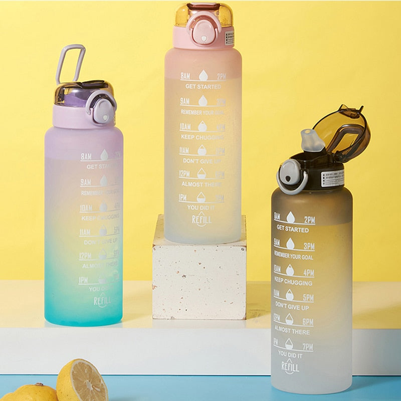 GoalHydrate Bottle - Motivatie Waterfles voor Dagelijks Gebruik