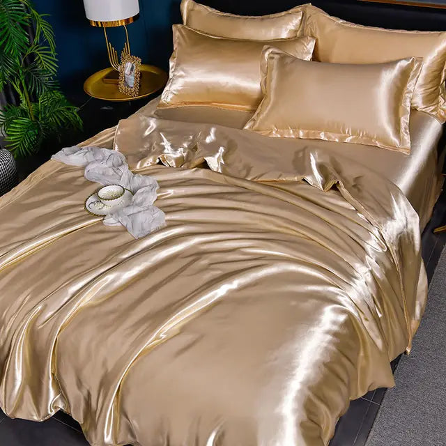 SatinLuxe Duvet Cover - Luxe Satijnen Dekbedovertrek voor Uw Slaapkamer