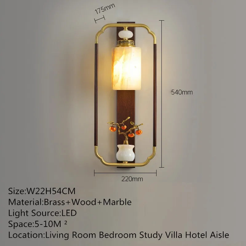 BrassGlow Wall Lamp - Elegante Messing Wandverlichting