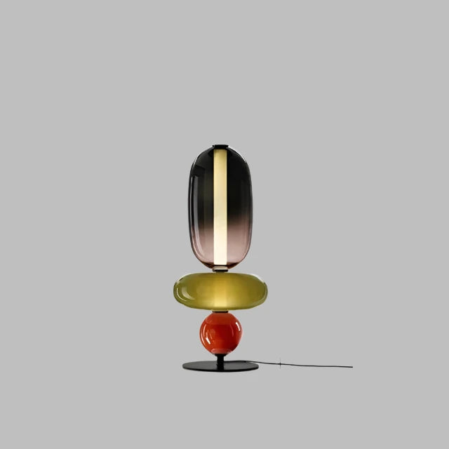 ChromaLuxe - Designer Vloerlamp met Kleuraccenten voor een Sprankelende Sfeer