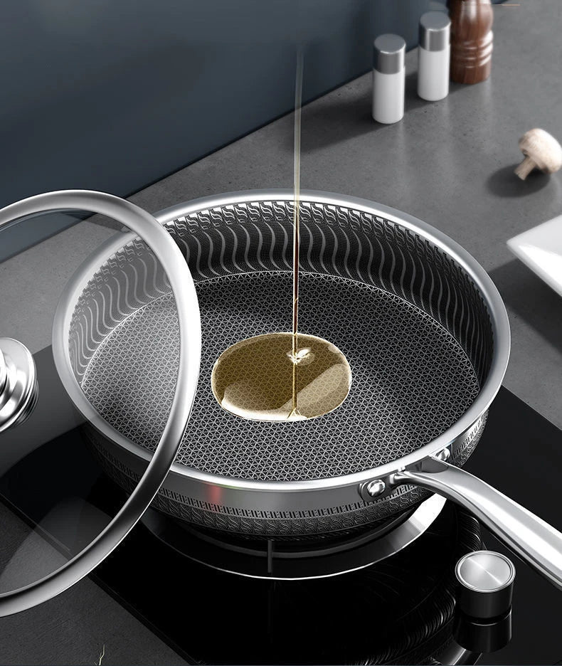 SmartSlick - Antibacteriële Oliebesparende Kookpan met Antiaanbaklaag