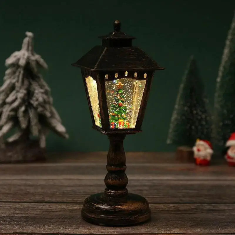 LumiereEnchantee Kerst Tafellamp - Betoverende Feestverlichting met Muziek