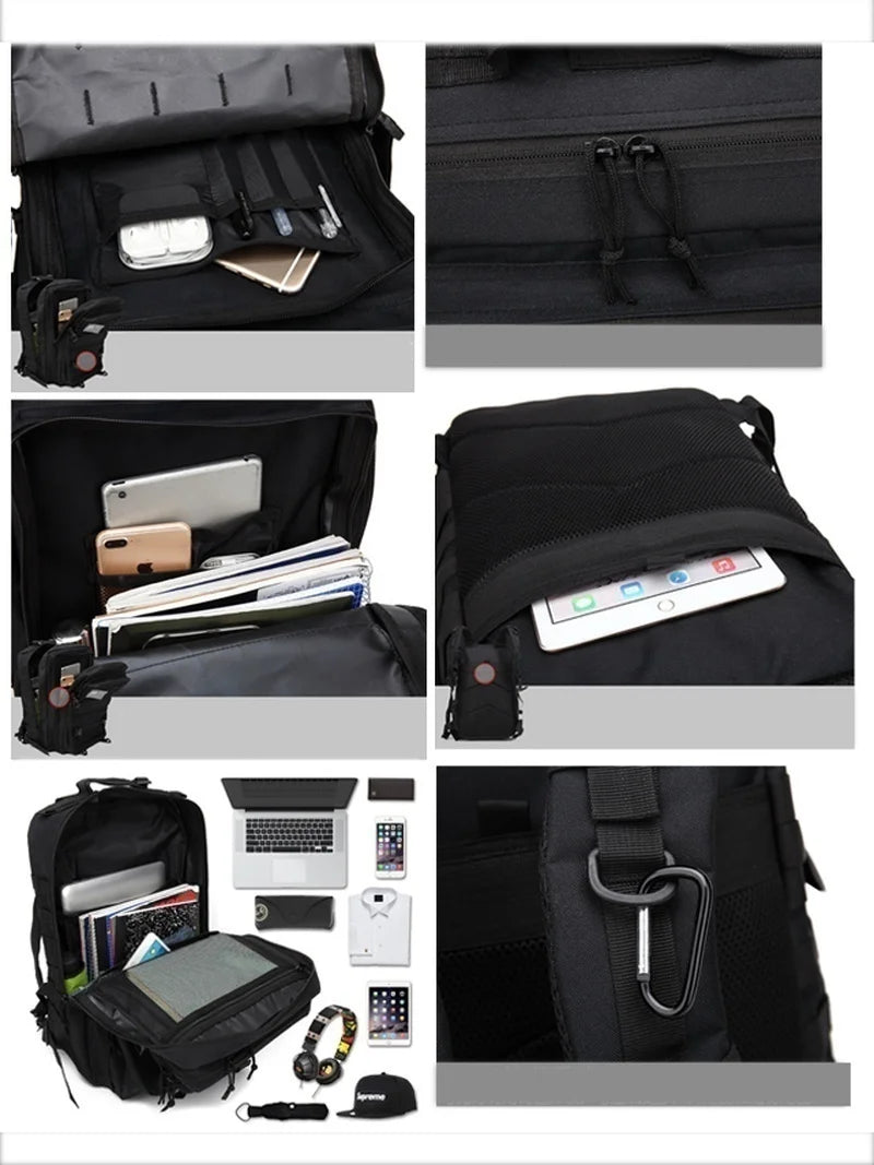 TrailMaster Backpack – Waterdichte Tactische Rugzak voor Outdoor