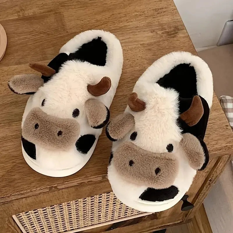 ComfortCow Slippers - Speelse Slippers voor Comfortabele Winterdagen