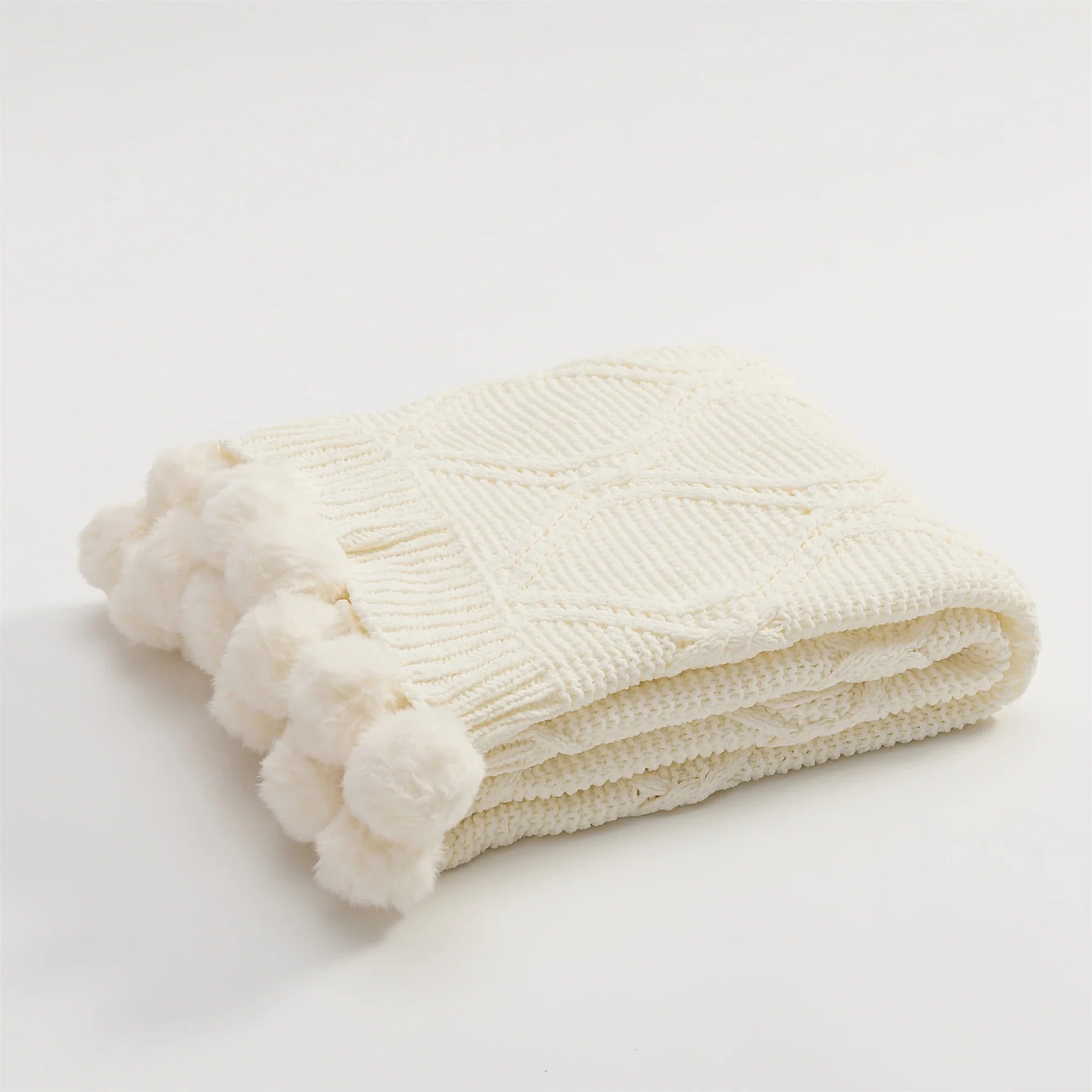 HeartCozy Blanket – Luxe Chenille Deken met Hartfranjes