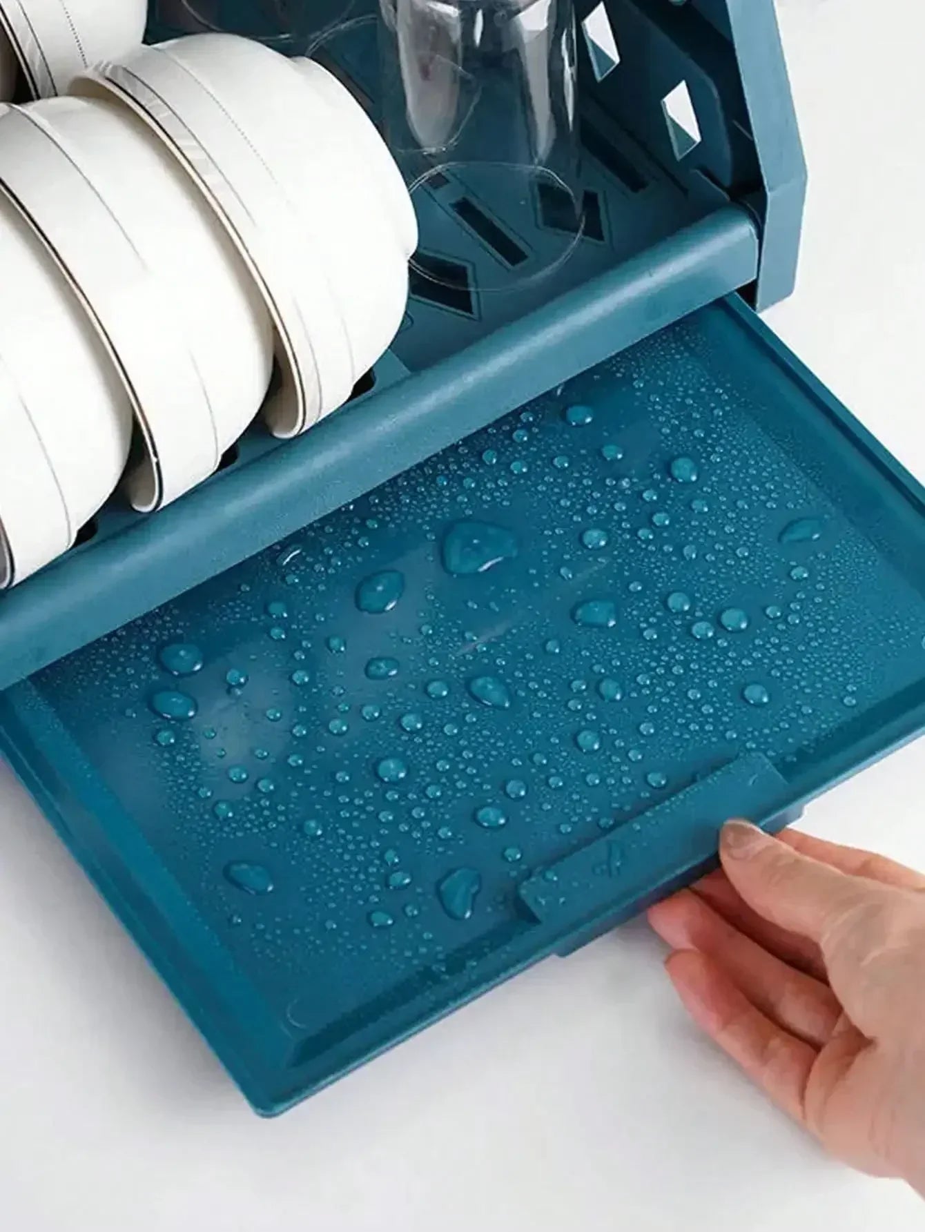 RackMaster - Elegante Opvouwbare Afdruiprek voor de Keuken