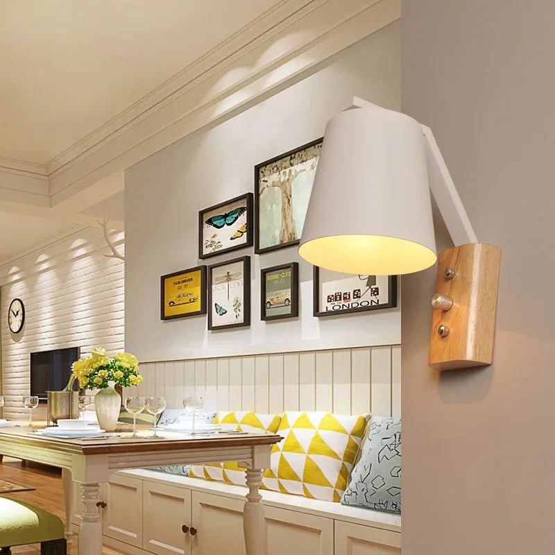 WoodGlow Light – LED Wandlamp voor Slaapkamer