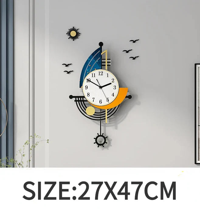 NauticTime Clock - Elegante Zeilboot Wandklok