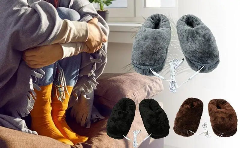 HeatCloud Verwarmde Pantoffels - Luxe USB Verwarmde Pantoffels voor Ultiem Comfort