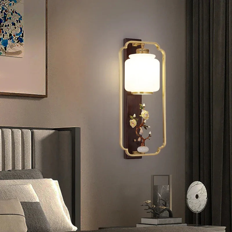 BrassGlow Wall Lamp - Elegante Messing Wandverlichting