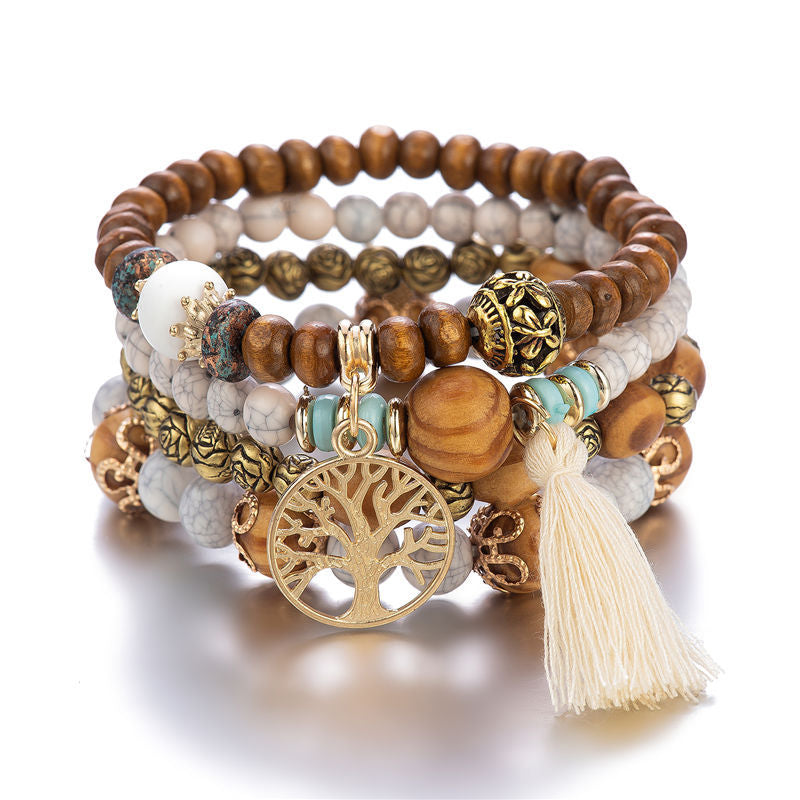 Elowen's Enchanting Tree of Life Pearl Bracelet