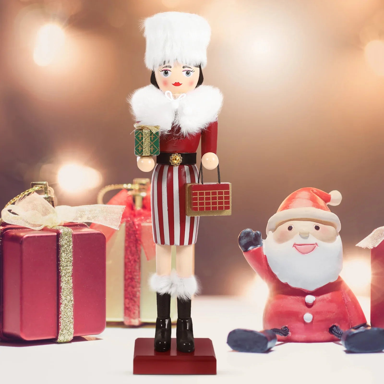 Stijlvolle Houten Notenkraker - Feestelijke Klassieker