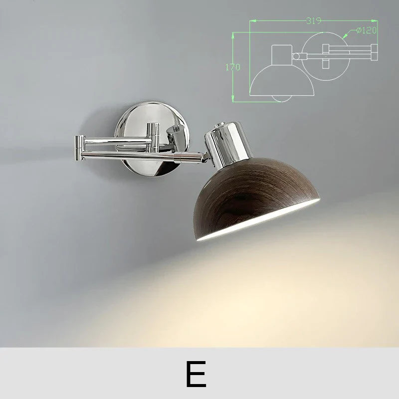 TelescopicLamp – Verstelbare Vintage Bedlamp in Punkstijl