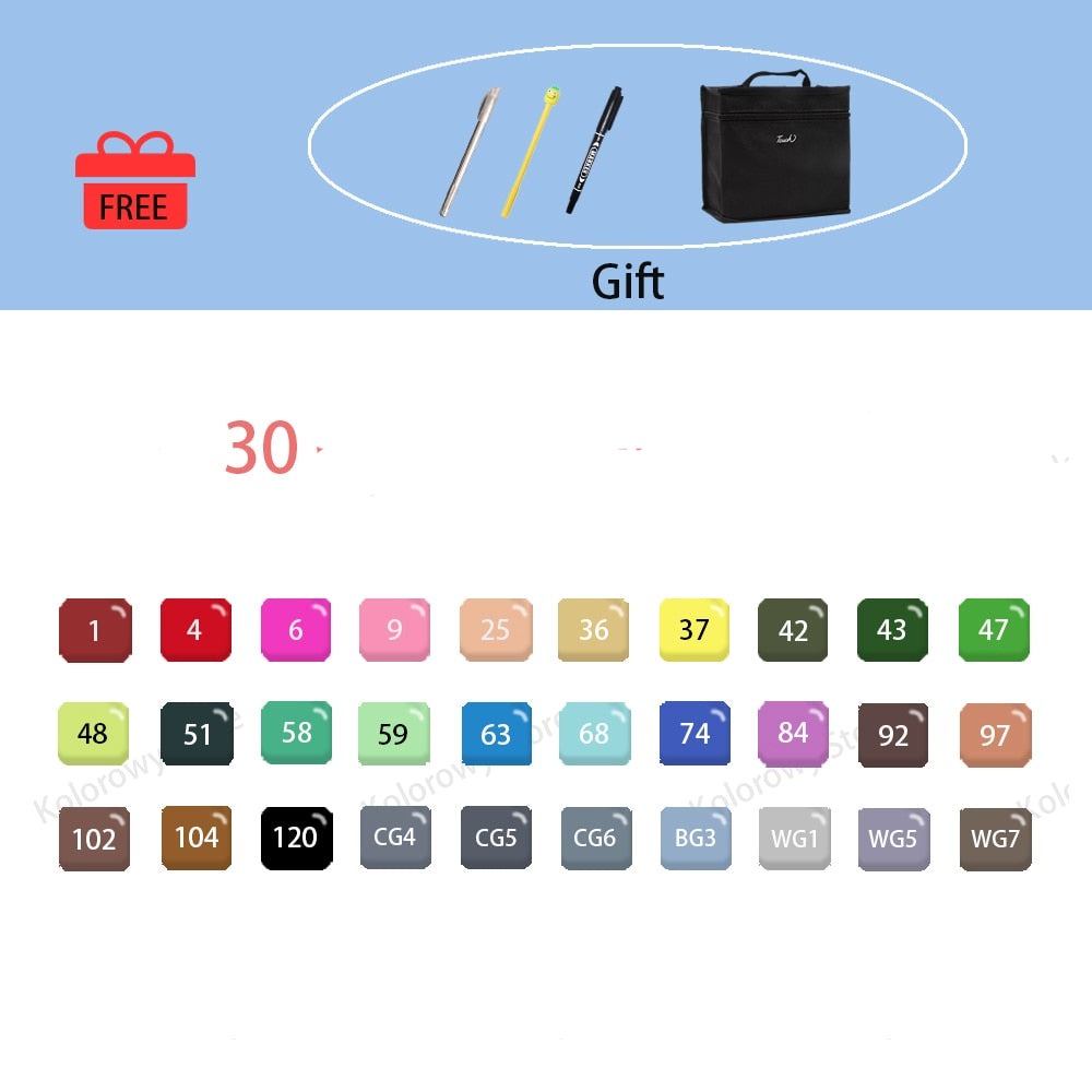 MangaMarkers - Creatieve Kleurpenselen voor Kunst