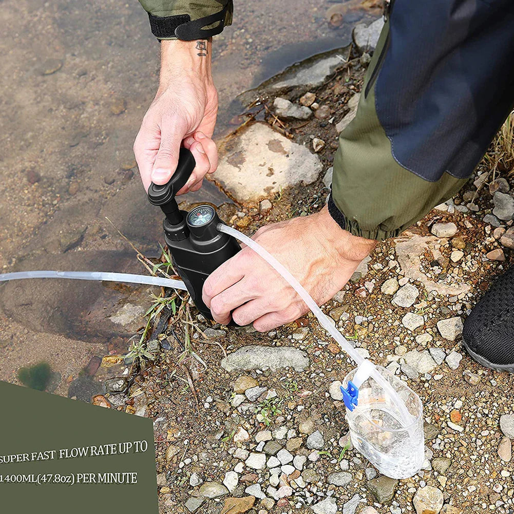 AquaSure - Hoogwaardig Outdoor Waterfilter voor Schoon Drinkwater
