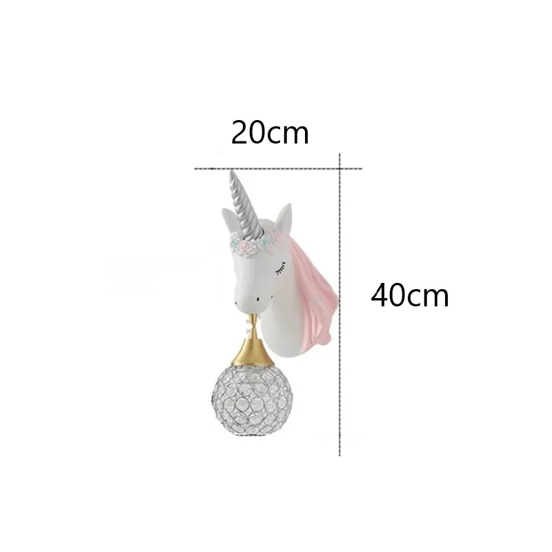 UnicornLicht – Speelse Wandlamp voor Kinderkamer