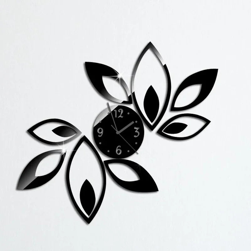 DecoTime Clock - Stijlvolle 3D Acryl Muurklok
