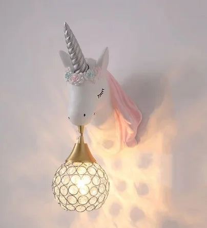 UnicornLicht – Speelse Wandlamp voor Kinderkamer