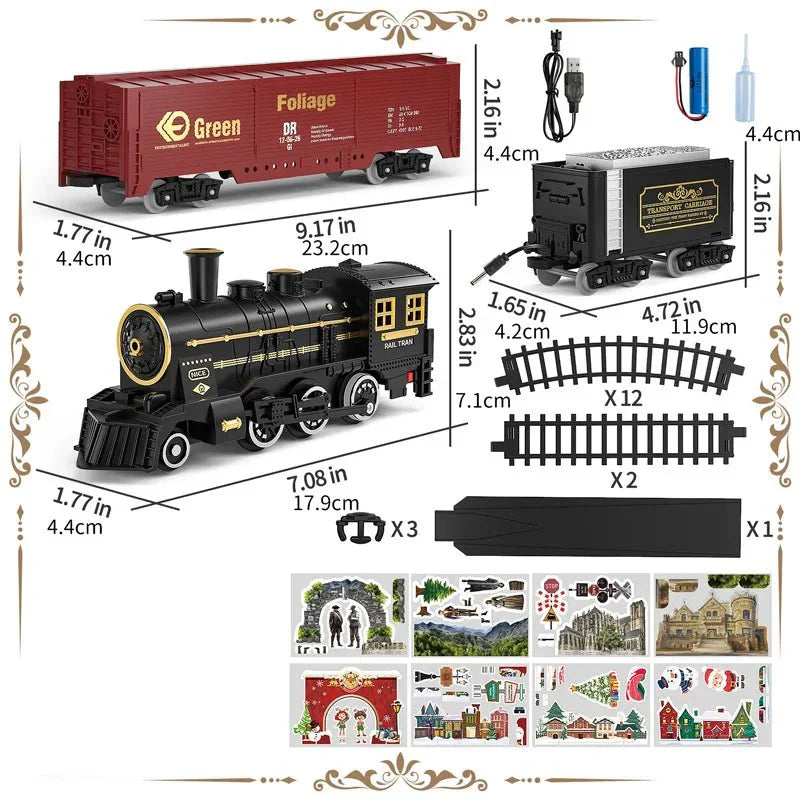 ClassicTrack Set – Vintage Trein met Realistische Effecten