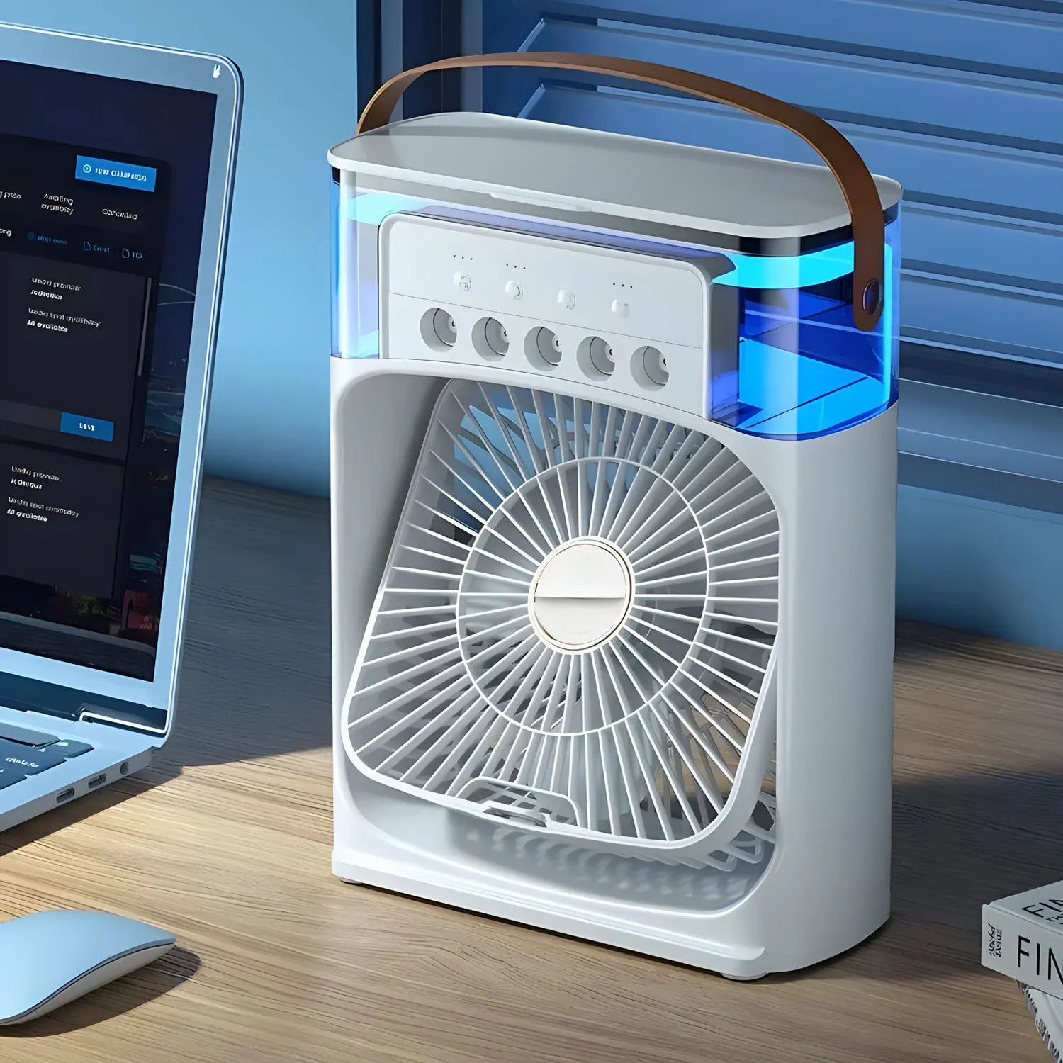 BreezeMaster 3-in-1 Airco Ventilator met LED Kleuren