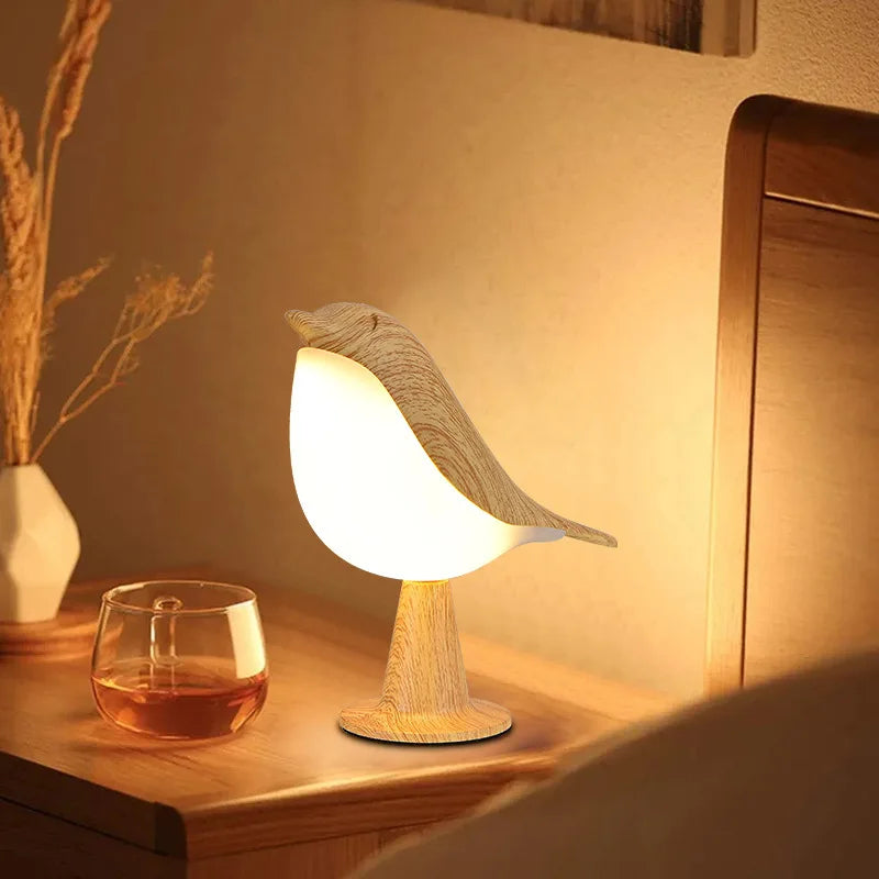 Speelse Vogel Nachtlamp – Touchbediening & Verstelbare Lichtkleuren