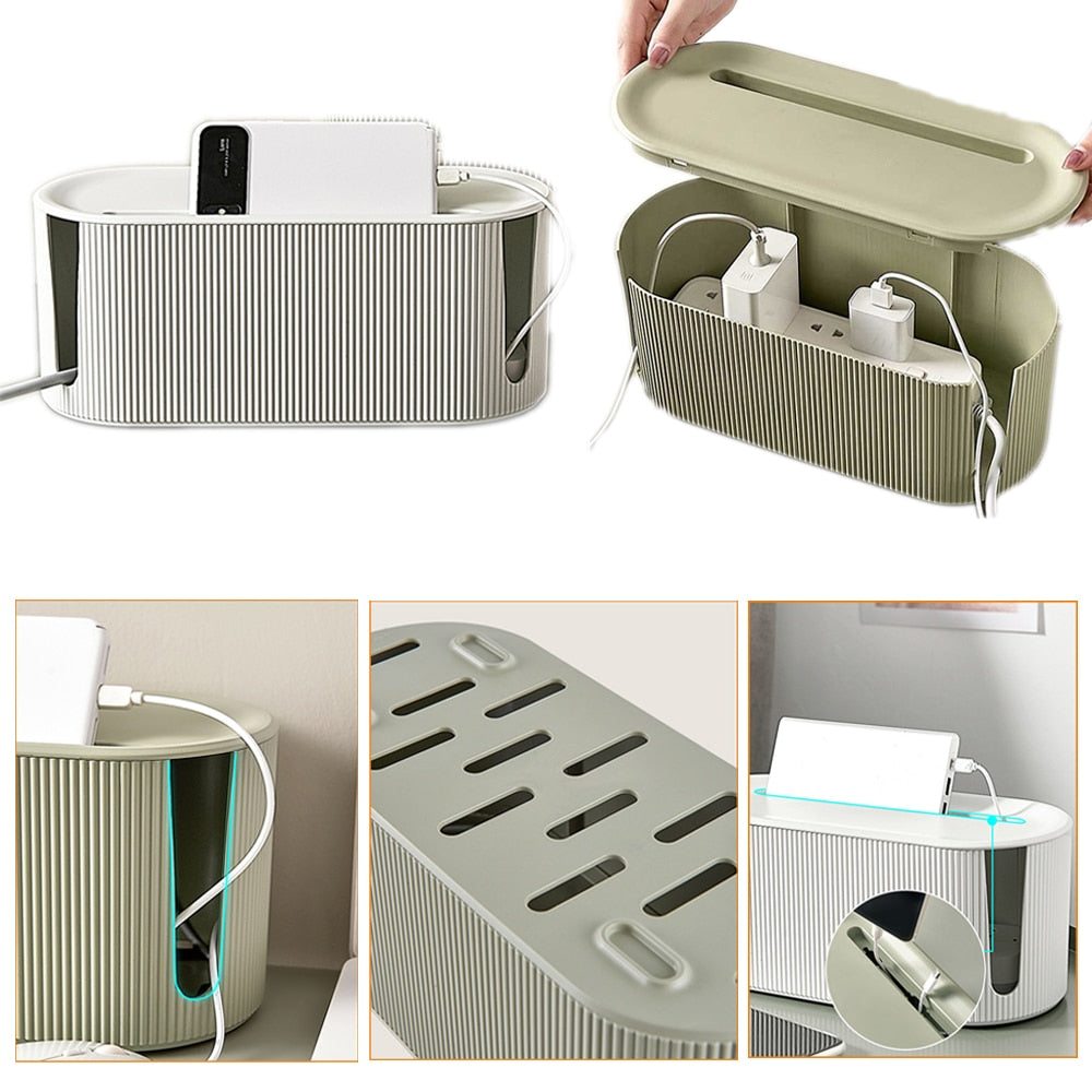 StorageMaster Box - Stijlvolle Organizer voor Kabels en Adapters