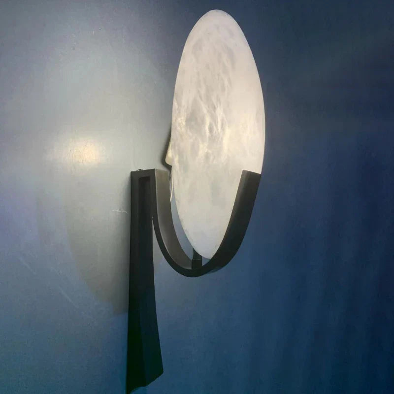 NordicLuxe – Stijlvolle Koperen Marmeren Wandlamp