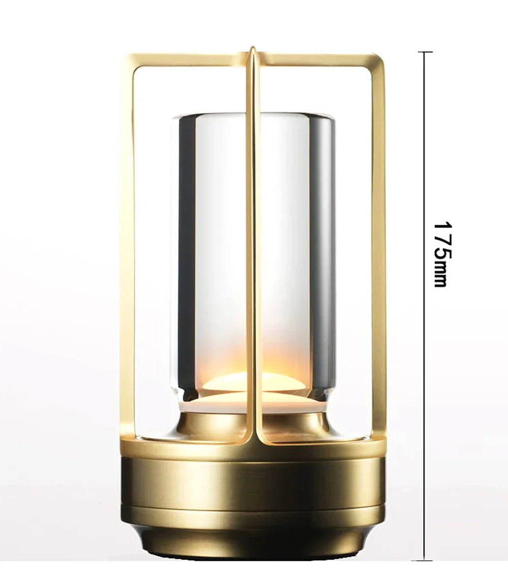Oplaadbare Draadloze LuxeGlow Tafellamp - Elegante Draadloze Lamp voor Elke Stemming