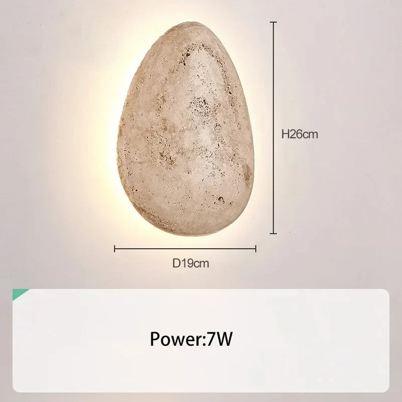ZenGlow Wall Lamp - Wabi-Sabi Minimalisme voor Je Muur