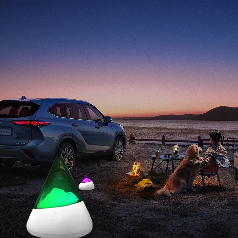 IceGlow - Draadloos LED Nachtlamp in IJsberg Design