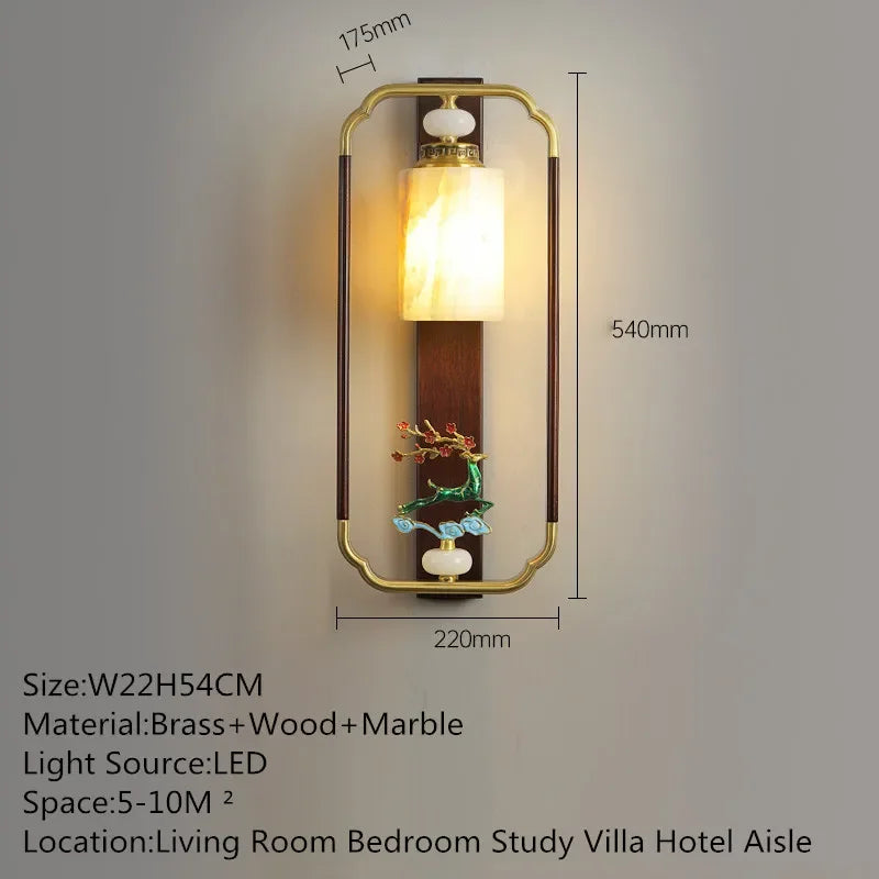 BrassGlow Wall Lamp - Elegante Messing Wandverlichting