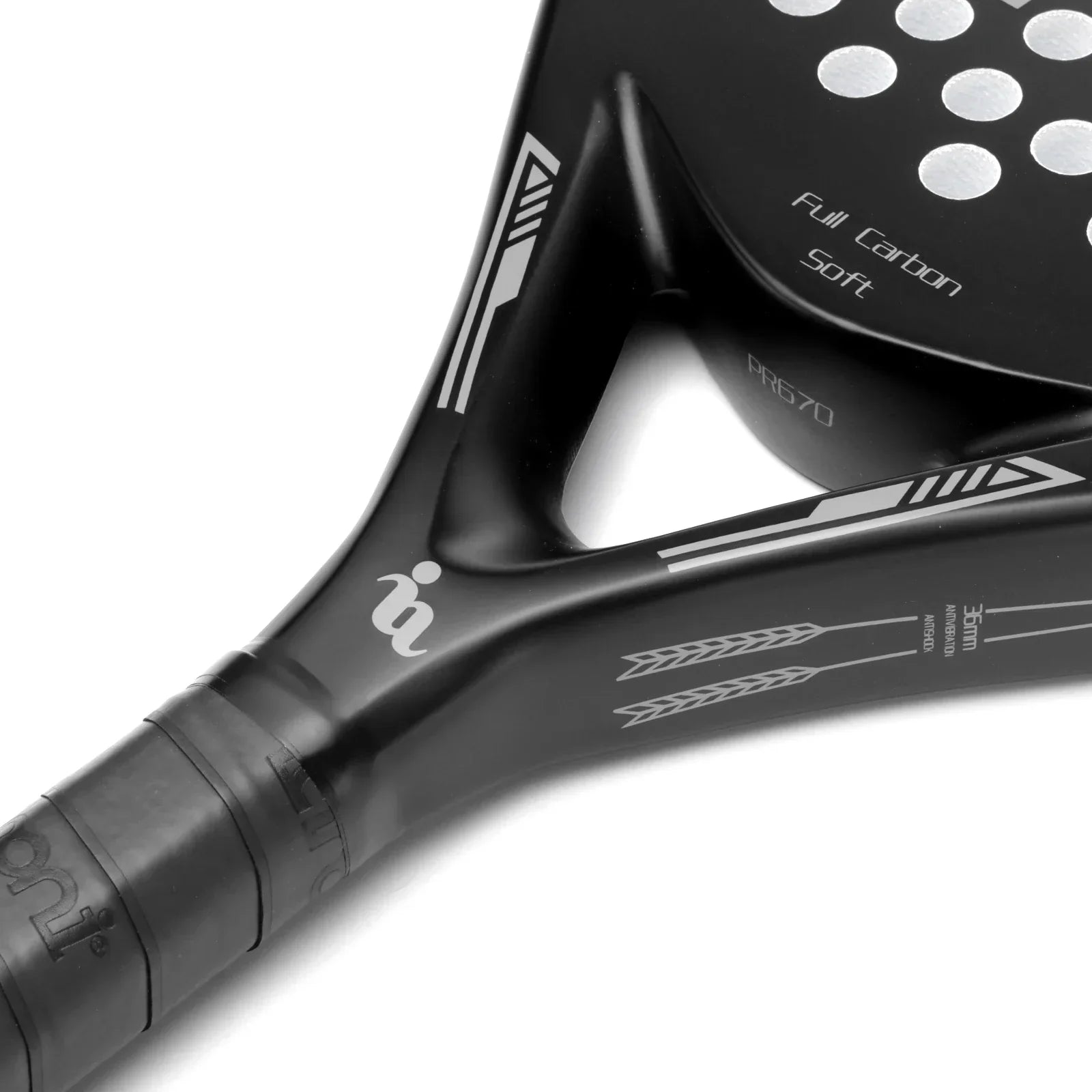 PowerGrip Padelracket Pro - Luxe Tennis Padel Racket voor Iedereen