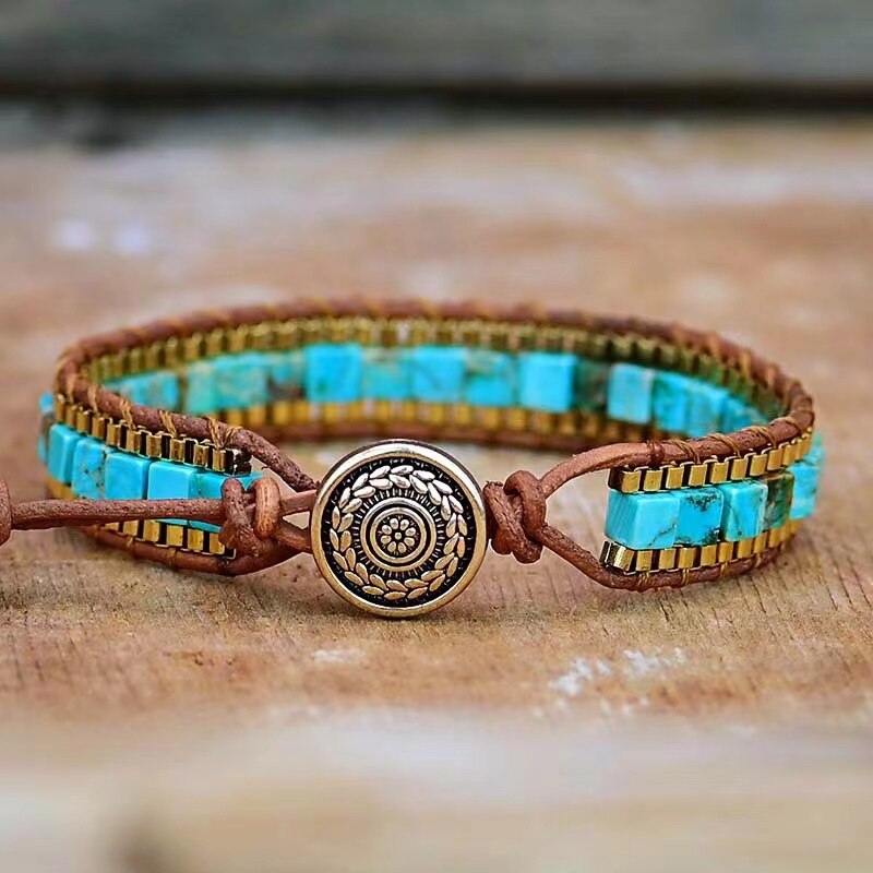 Cairos Bracelet - Luxe Turquoise Keizersteen Accessoire