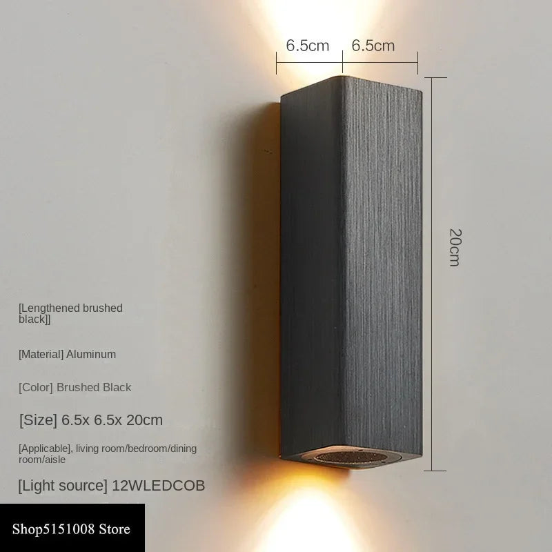 GlowLuxe - Stijlvolle LED Wandlamp voor Slaapkamer