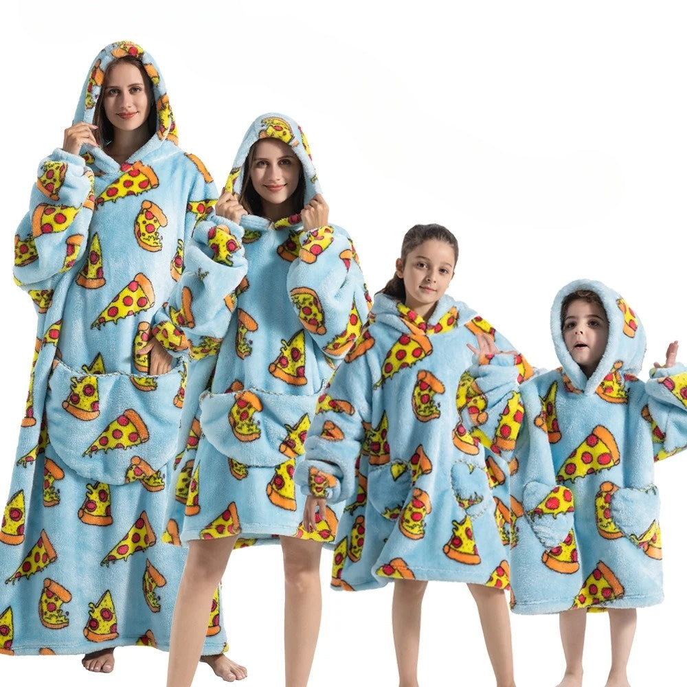 SpookySnuggle Blanket - Luxe Pompoen Hoodie voor Halloween