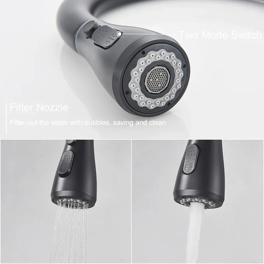 FluidCraft – Stijlvolle Uittrekbare Keukenkraan voor Moderne Keukens