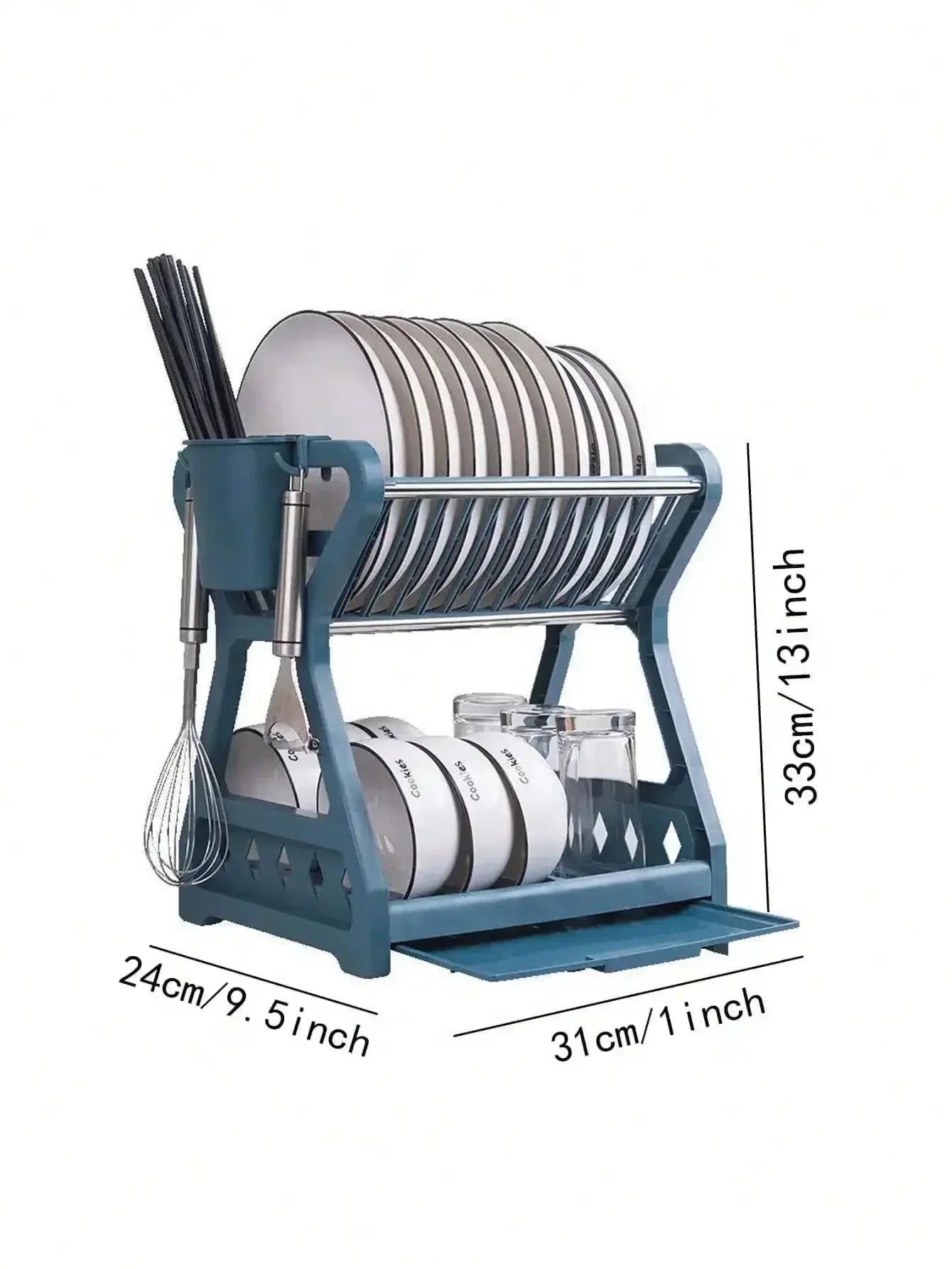 RackMaster - Elegante Opvouwbare Afdruiprek voor de Keuken