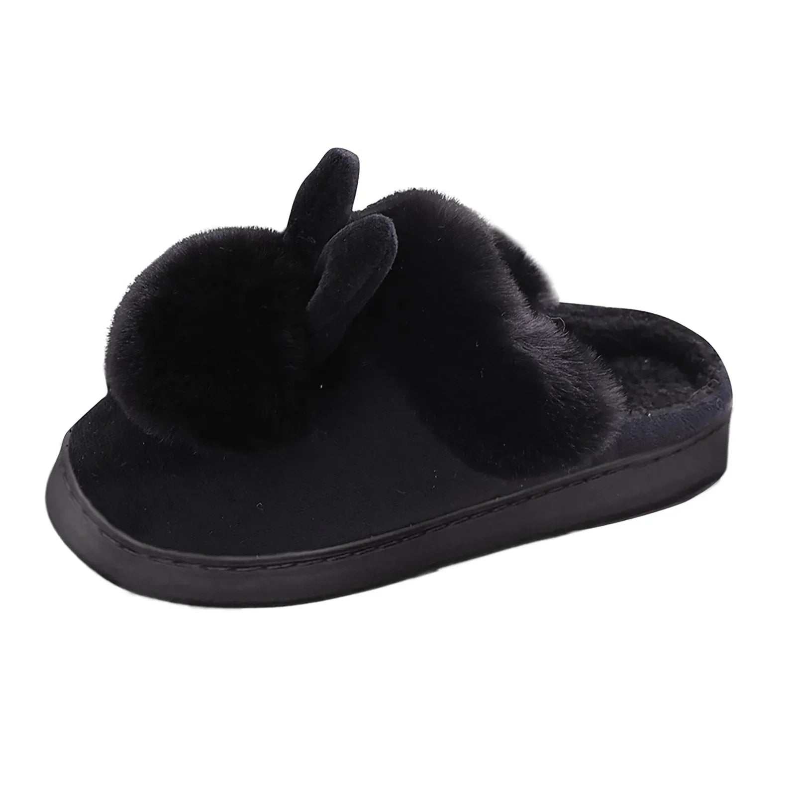 Plush Bunny Pantofells - Luxe Pluche Pantoffels met Schattige Konijnenoren voor Thuis