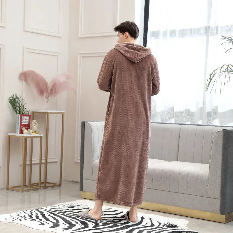 OversizeWarm Badjas - Luxe Oversized Flanellen Draagcomfort