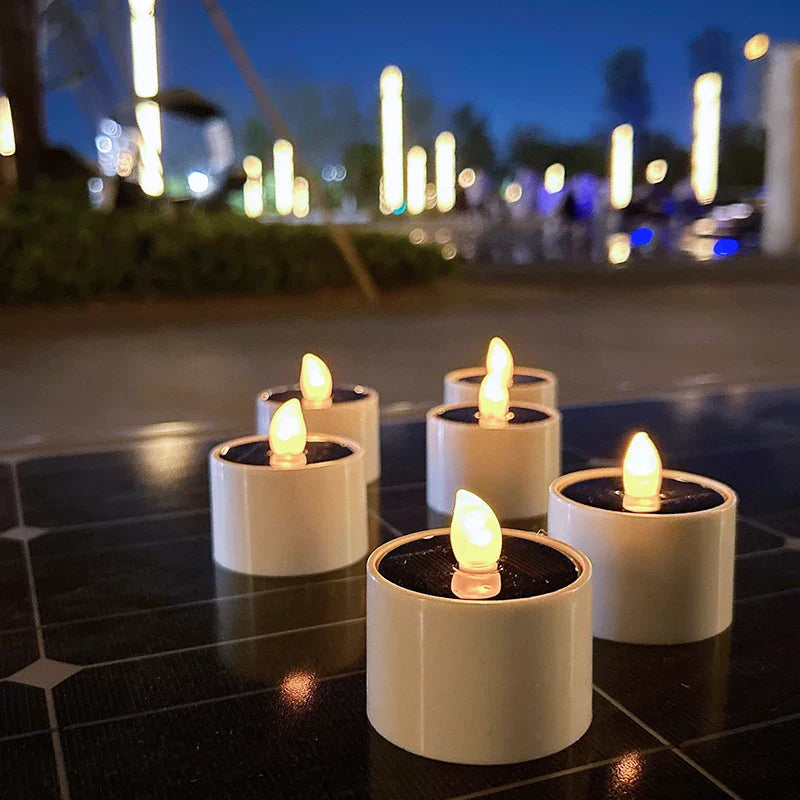 AmbianceFlicker Kaarsen - Zonne-energie Vlamloze Buitenverlichting