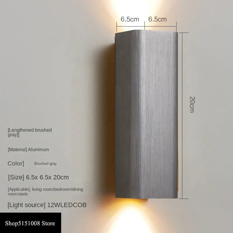 GlowLuxe - Stijlvolle LED Wandlamp voor Slaapkamer