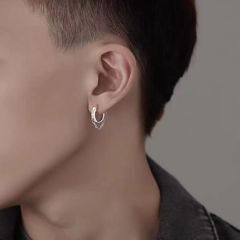 ChainHoops Oorbellen - Trendy Elegante Hoop Earrings