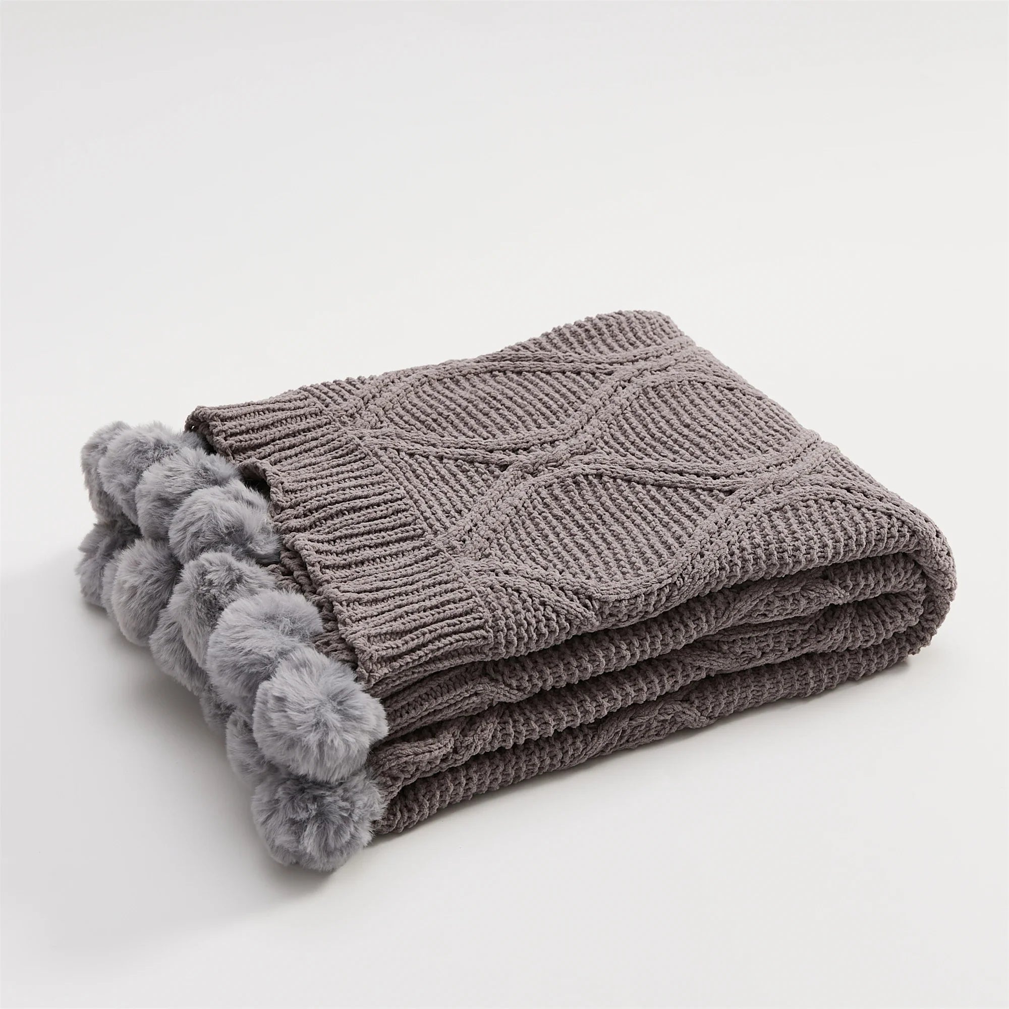 HeartCozy Blanket – Luxe Chenille Deken met Hartfranjes