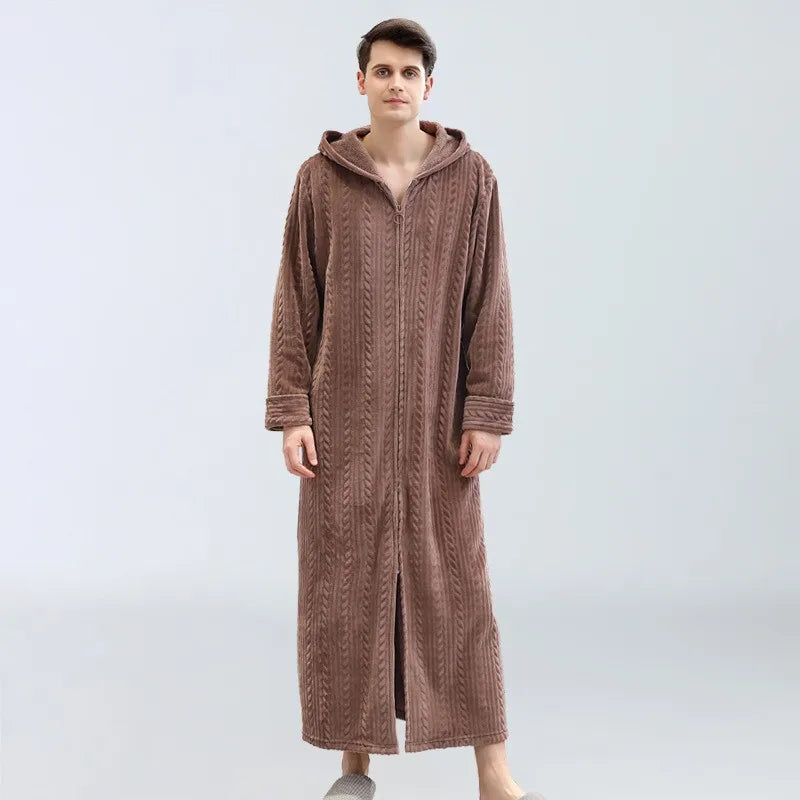 OversizeWarm Badjas - Luxe Oversized Flanellen Draagcomfort