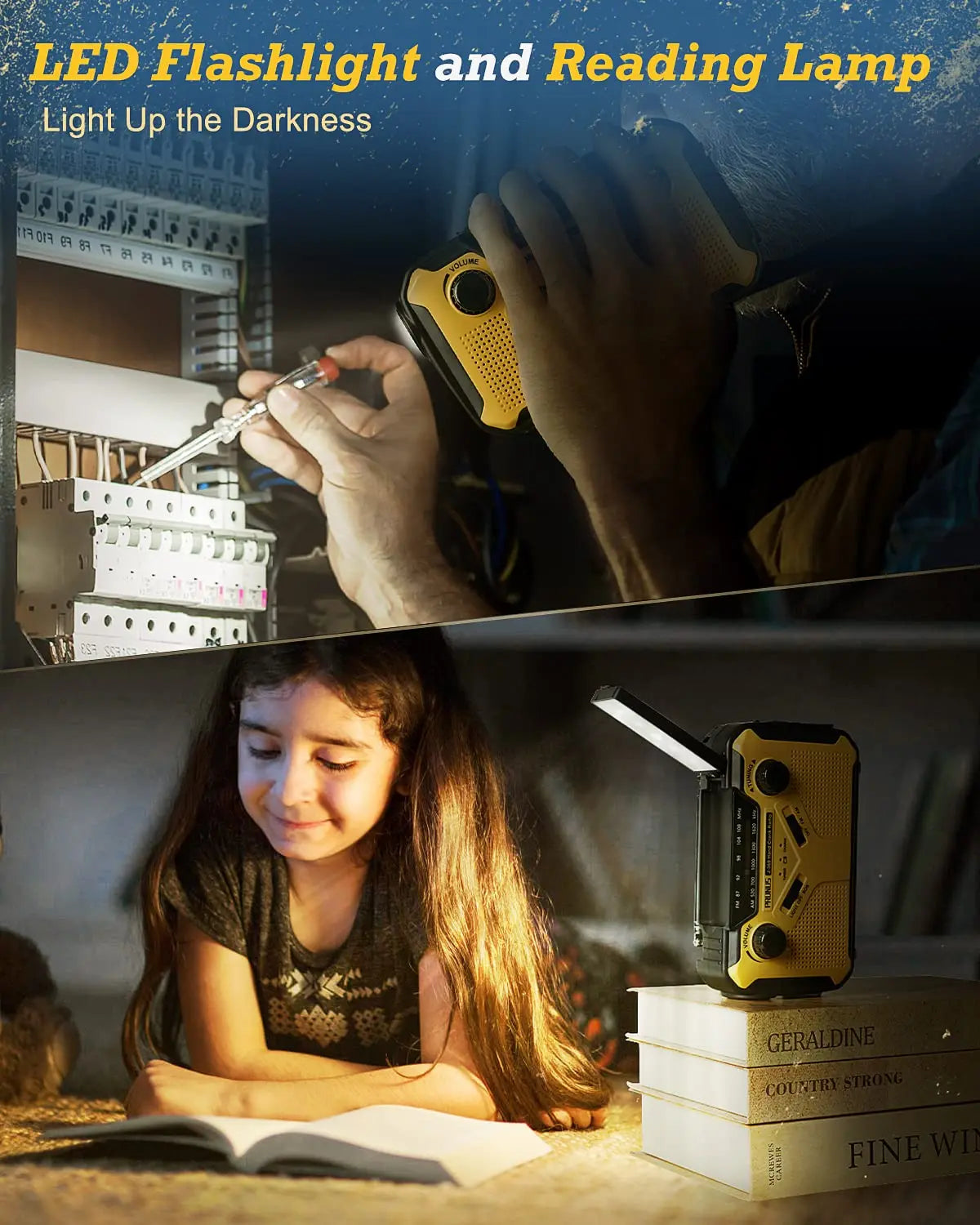 SafeSignal - Draagbare Noodradio met Oplaadfunctie