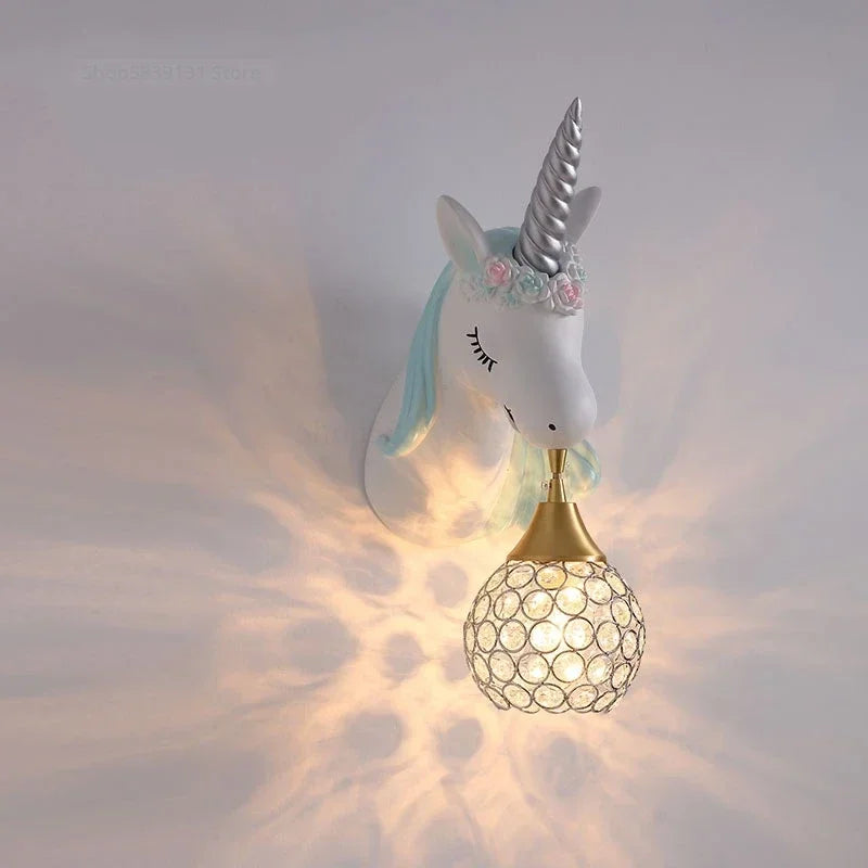 UnicornLicht – Speelse Wandlamp voor Kinderkamer